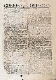 Correo del Orinoco. Núm. 2, 4 de julio de 1818 | Biblioteca Virtual Miguel de Cervantes