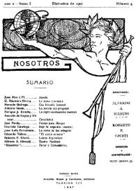 Nosotros [Buenos Aires]. Tomo I, núm. 5, diciembre de 1907 | Biblioteca Virtual Miguel de Cervantes