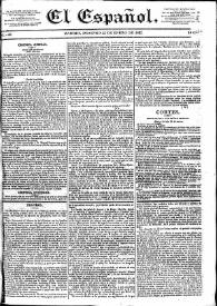 El Español : diario de las doctrinas y los intereses sociales. Núm. 448, domingo 22 de enero de 1837 | Biblioteca Virtual Miguel de Cervantes