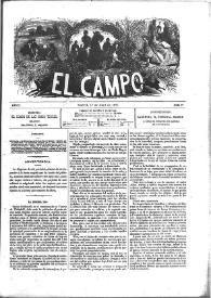 El Campo. Núm. 9, 1 de abril de 1877 | Biblioteca Virtual Miguel de Cervantes