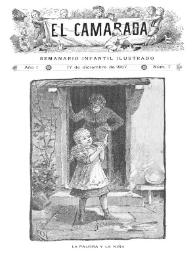 El Camarada: semanario infantil ilustrado. Año I, núm. 7, 17 de diciembre de 1887 | Biblioteca Virtual Miguel de Cervantes