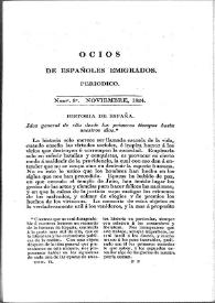 Ocios de españoles emigrados : periódico mensual. Tomo II, núm. 8, noviembre 1824