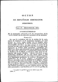 Ocios de españoles emigrados : periódico mensual. Tomo II, núm. 9, diciembre 1824