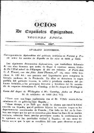 Ocios de españoles emigrados : periódico mensual. Año 1827, núm. 2, abril | Biblioteca Virtual Miguel de Cervantes