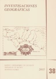 Investigaciones Geográficas. Núm. 38,  2005 | Biblioteca Virtual Miguel de Cervantes
