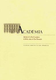 Academia : Anales y Boletín de la Real Academia de Bellas Artes de San Fernando. Núm. 91, segundo semestre de 2000 | Biblioteca Virtual Miguel de Cervantes