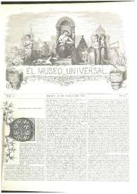 El museo universal. Núm. 4, Madrid 28 de febrero de 1857, Año I | Biblioteca Virtual Miguel de Cervantes