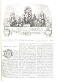 El museo universal. Núm. 3, Madrid 15 de enero de 1860, Año IV | Biblioteca Virtual Miguel de Cervantes