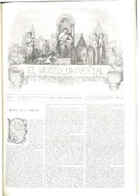 El museo universal. Núm. 6, Madrid 5 de febrero de 1860, Año IV | Biblioteca Virtual Miguel de Cervantes