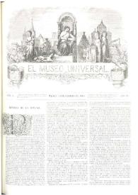 El museo universal. Núm. 8, Madrid 19 de febrero de 1860, Año IV | Biblioteca Virtual Miguel de Cervantes