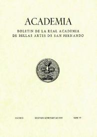Academia : Anales y Boletín de la Real Academia de Bellas Artes de San Fernando. Núm. 71, segundo semestre de 1990 | Biblioteca Virtual Miguel de Cervantes