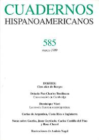 Cuadernos Hispanoamericanos. Núm. 585, marzo 1999 | Biblioteca Virtual Miguel de Cervantes