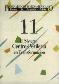 Pensamiento iberoamericano. Núm. 11, enero-junio 1987 | Biblioteca Virtual Miguel de Cervantes