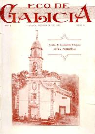 Eco de Galicia (A Habana, 1917-1936) [Reprodución]. Núm. 8 agosto 1917 | Biblioteca Virtual Miguel de Cervantes