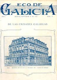 Eco de Galicia (A Habana, 1917-1936) [Reprodución]. Núm. 10 setembro 1917 | Biblioteca Virtual Miguel de Cervantes