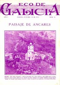 Eco de Galicia (A Habana, 1917-1936) [Reprodución]. Núm. 15 outubro 1917 | Biblioteca Virtual Miguel de Cervantes