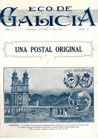 Eco de Galicia (A Habana, 1917-1936) [Reprodución]. Núm. 16 outubro 1917 | Biblioteca Virtual Miguel de Cervantes
