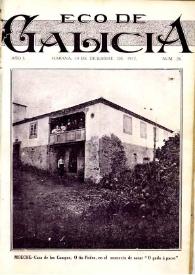 Eco de Galicia (A Habana, 1917-1936) [Reprodución]. Núm. 26 decembro 1917 | Biblioteca Virtual Miguel de Cervantes
