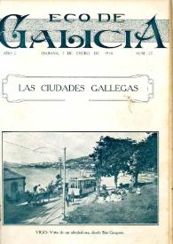 Eco de Galicia (A Habana, 1917-1936) [Reprodución]. Núm. 27 xaneiro 1918 | Biblioteca Virtual Miguel de Cervantes