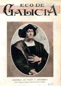 Eco de Galicia (A Habana, 1917-1936) [Reprodución]. Núm. 66 outubro 1918 | Biblioteca Virtual Miguel de Cervantes