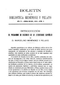 Boletín de la Biblioteca de Menéndez Pelayo. 1924 | Biblioteca Virtual Miguel de Cervantes