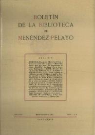 Boletín de la Biblioteca de Menéndez Pelayo. 1966 | Biblioteca Virtual Miguel de Cervantes