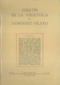 Boletín de la Biblioteca de Menéndez Pelayo. 1969 | Biblioteca Virtual Miguel de Cervantes