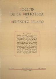 Boletín de la Biblioteca de Menéndez Pelayo. 1972 | Biblioteca Virtual Miguel de Cervantes