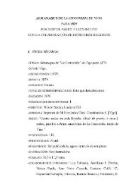 Escolma de Almanaques Galegos (1865-1929) II. III. Galicia, Almanaque de La Concordia para 1879 | Biblioteca Virtual Miguel de Cervantes