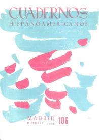 Cuadernos Hispanoamericanos. Núm. 106, octubre 1958 | Biblioteca Virtual Miguel de Cervantes