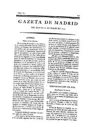 Gazeta de Madrid. 1809. Núm. 87, 28 de marzo de 1809 | Biblioteca Virtual Miguel de Cervantes