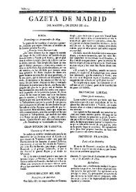 Gazeta de Madrid. 1810. Núm. 9, 9 de enero de 1810 | Biblioteca Virtual Miguel de Cervantes