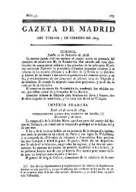 Gazeta de Madrid. 1809. Núm. 34, 3 de febrero de 1809 | Biblioteca Virtual Miguel de Cervantes