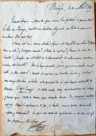 Carta a su madre, Badajoz, 10 de abril de 1835 | Biblioteca Virtual Miguel de Cervantes