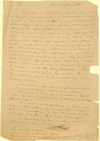 Carta a sus padres, 23 de junio de 1835 | Biblioteca Virtual Miguel de Cervantes