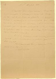Carta a sus padres, 15 de julio de 1836 | Biblioteca Virtual Miguel de Cervantes