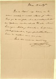 Carta a sus padres, viernes 12 de agosto [s.a: 1836] | Biblioteca Virtual Miguel de Cervantes
