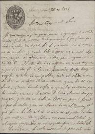 Carta de Ramón Ceruti. Ávila, 26 de abril de 1836 | Biblioteca Virtual Miguel de Cervantes