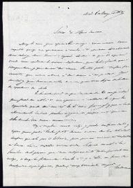 Carta a Alfonso Carrero. Madrid, 8 de marzo de 1836 | Biblioteca Virtual Miguel de Cervantes