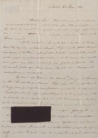 Carta a sus padres. Madrid, 8 de enero de 1836 | Biblioteca Virtual Miguel de Cervantes