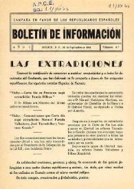 Boletín de Información. Campaña en favor de los republicanos españoles. Num. 6, 30 de septiembre de 1941 | Biblioteca Virtual Miguel de Cervantes