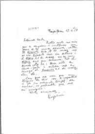 Carta de Eugenio Xammar a Carlos Esplá. Perpiñán, 27 de abril de 1958 | Biblioteca Virtual Miguel de Cervantes