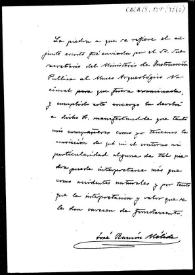 Informe sobre la supuesta cabeza de carnero. | Biblioteca Virtual Miguel de Cervantes