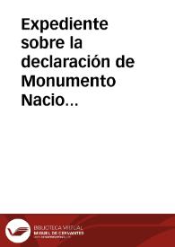 Expediente sobre la declaración de Monumento Nacional a las ruinas de Baelo Claudia. | Biblioteca Virtual Miguel de Cervantes