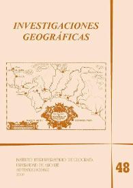 Investigaciones Geográficas. Núm. 48, 2009 | Biblioteca Virtual Miguel de Cervantes