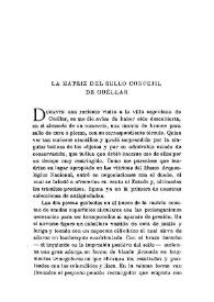 La matriz del sello concejil de Cuéllar / El Marqués de Lozoya | Biblioteca Virtual Miguel de Cervantes