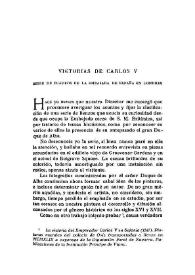 Victorias de Carlos V. Serie de cuadros de la Embajada de España en Londres / F. J. Sánchez Cantón | Biblioteca Virtual Miguel de Cervantes