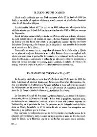 El oratorio de Valdecanales (Jaén) / Joaquín María de Navascués | Biblioteca Virtual Miguel de Cervantes