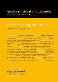 Anales de Literatura Española. Núm. 24, 2012 | Biblioteca Virtual Miguel de Cervantes