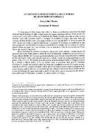 Un ascle en l'edició crítica de la poesia de Joan Roís de Corella / Josep Lluís Martos | Biblioteca Virtual Miguel de Cervantes